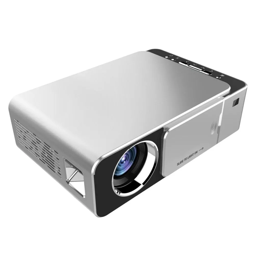 1080P LCD Mini Theater Projector | 3500 Lumens | Silver