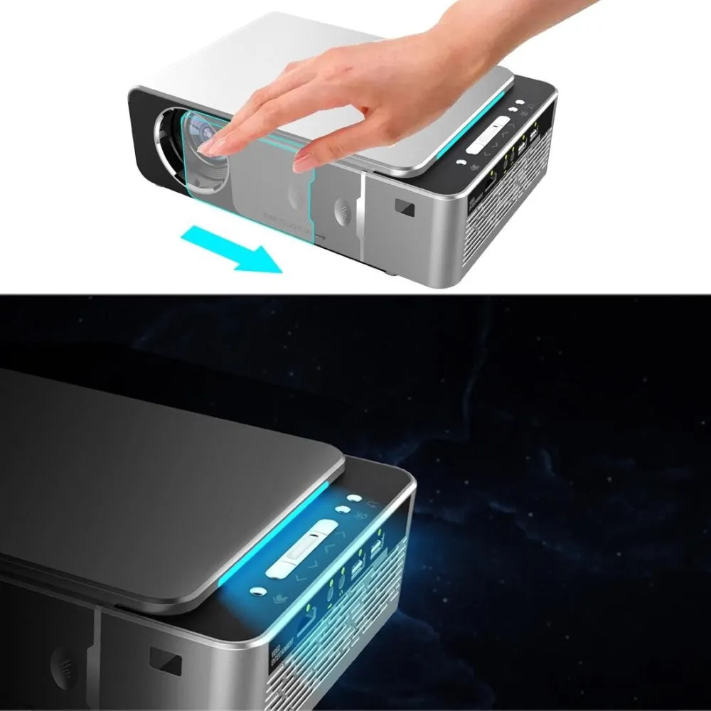 1080P Mini Theater Projector | 2000 Lumens | Phone Version | Red