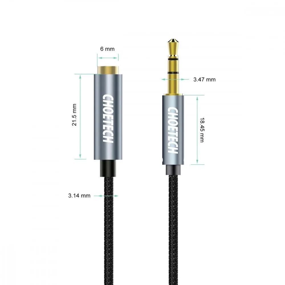 3.5mm Stereo Audio Extension Cable | 2M |  AUX001