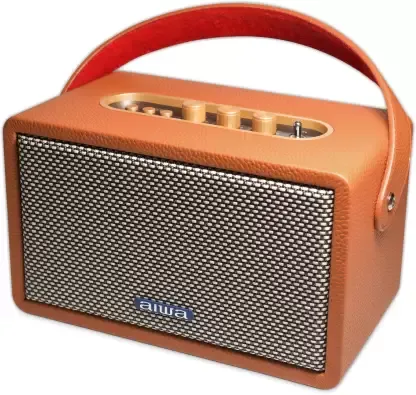 Aiwa RS-X100 Natsukasii Pro Brown 40 W Bluetooth Home Audio Speaker  (Brown)