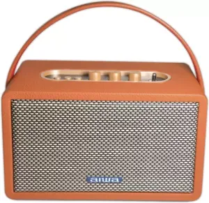 Aiwa RS-X100 Natsukasii Pro Brown 40 W Bluetooth Home Audio Speaker  (Brown)