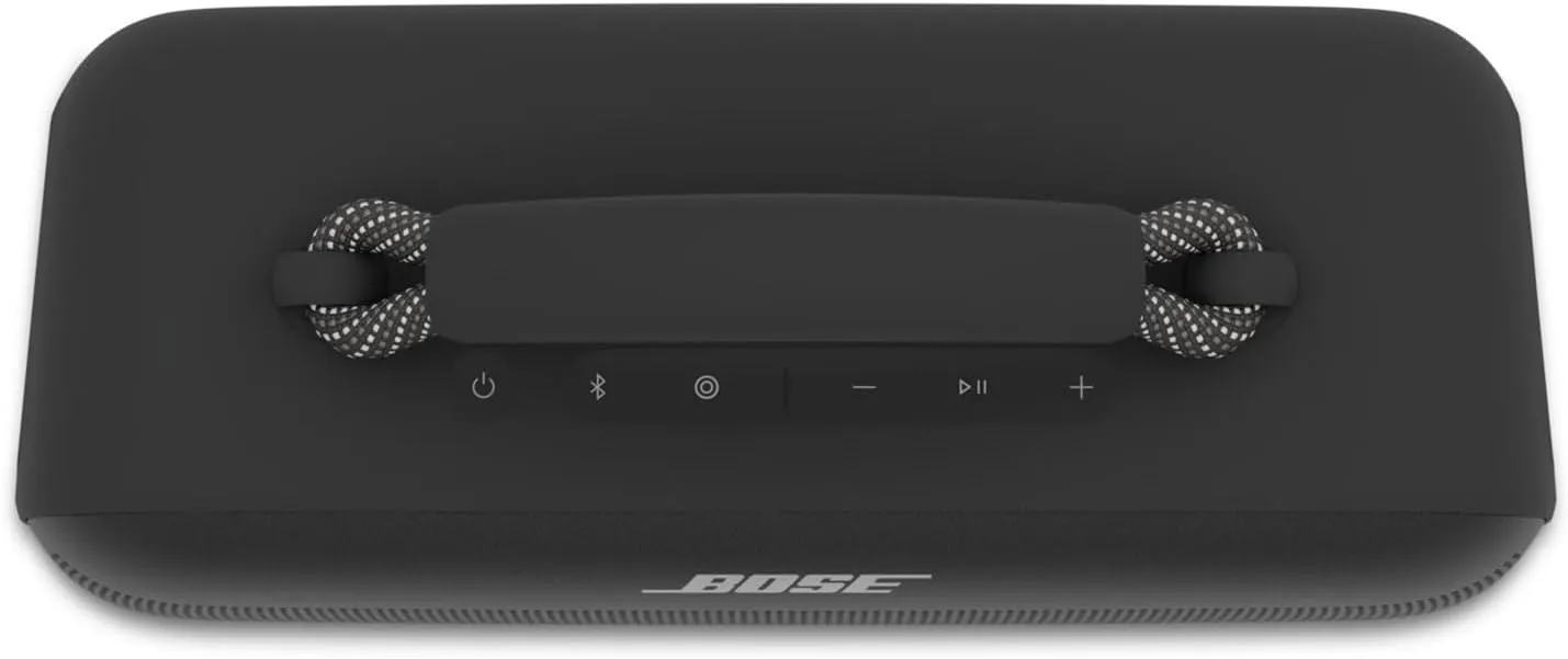 Bose SoundLink Max Portable Speaker, Large Waterproof Bluetooth Speaker, Up to 20 Hours of Battery Life, USB-C, Built-In 3.5mm AUX Input, Black 883848-0010