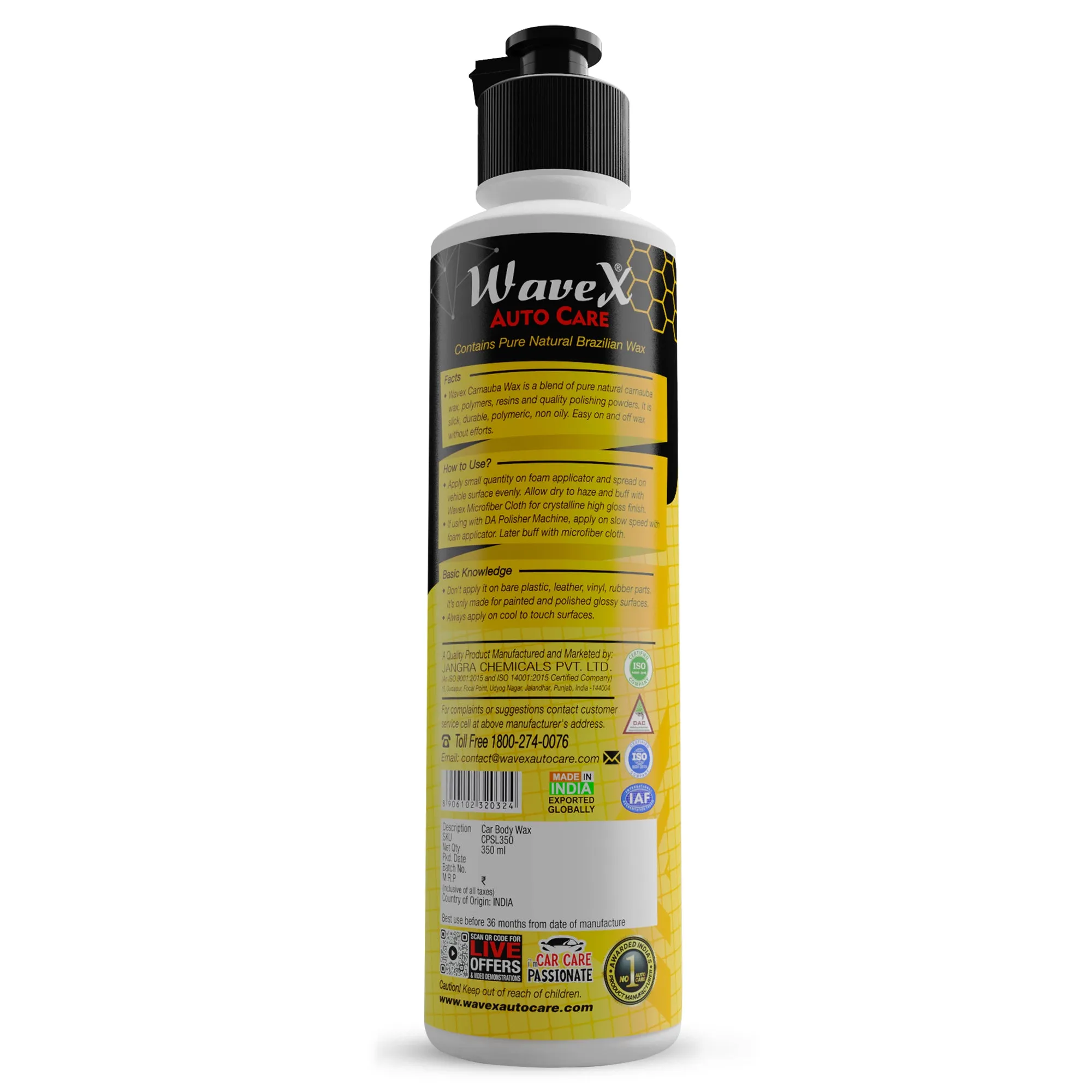 Carnauba Wax Car Polish  | Car Wax that Provides Deep Wet Shine