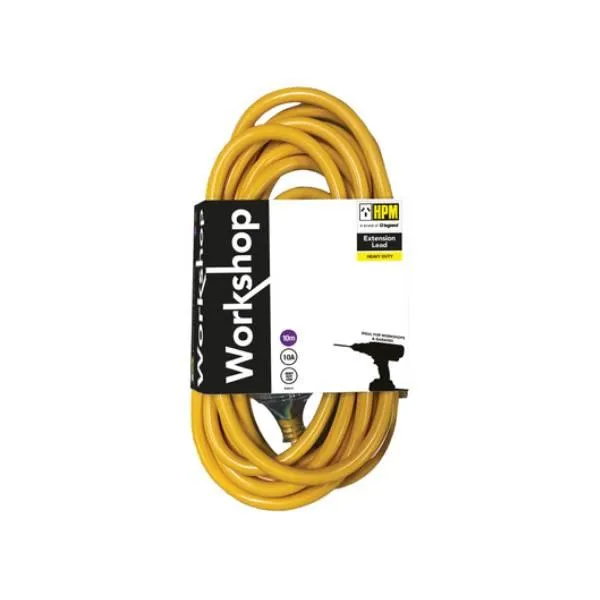 HPM 15m 1.0mm 10A 3 Core Workshop Extension Lead