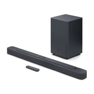 JBL Bar 2.1 Deep Bass (MK2), Soundbar with 6.5 Down-Firing Wireless Subwoofer, 2.1 Channel (300W)