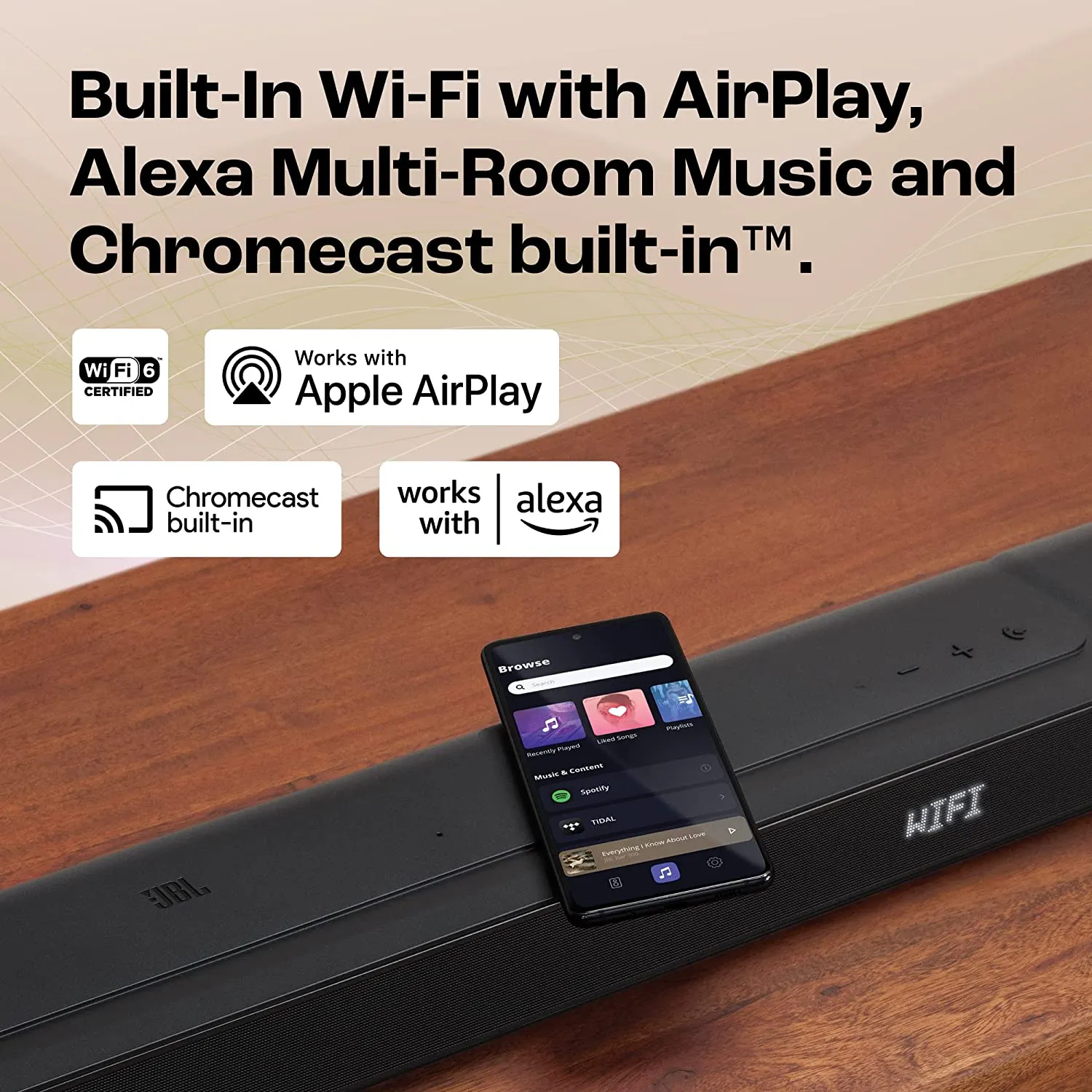JBL Bar 500 Pro Dolby Atmos Soundbar with Wireless Subwoofer, 5.1 Channel, 3D Surround,(590W)