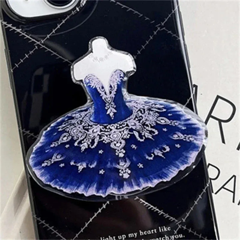 Korea Cute Ballet Shoes Bracket Phone Grip Tok TuTu Skirt Griptok Holder for IPhone Samsung Universal Accessories Socket Holder