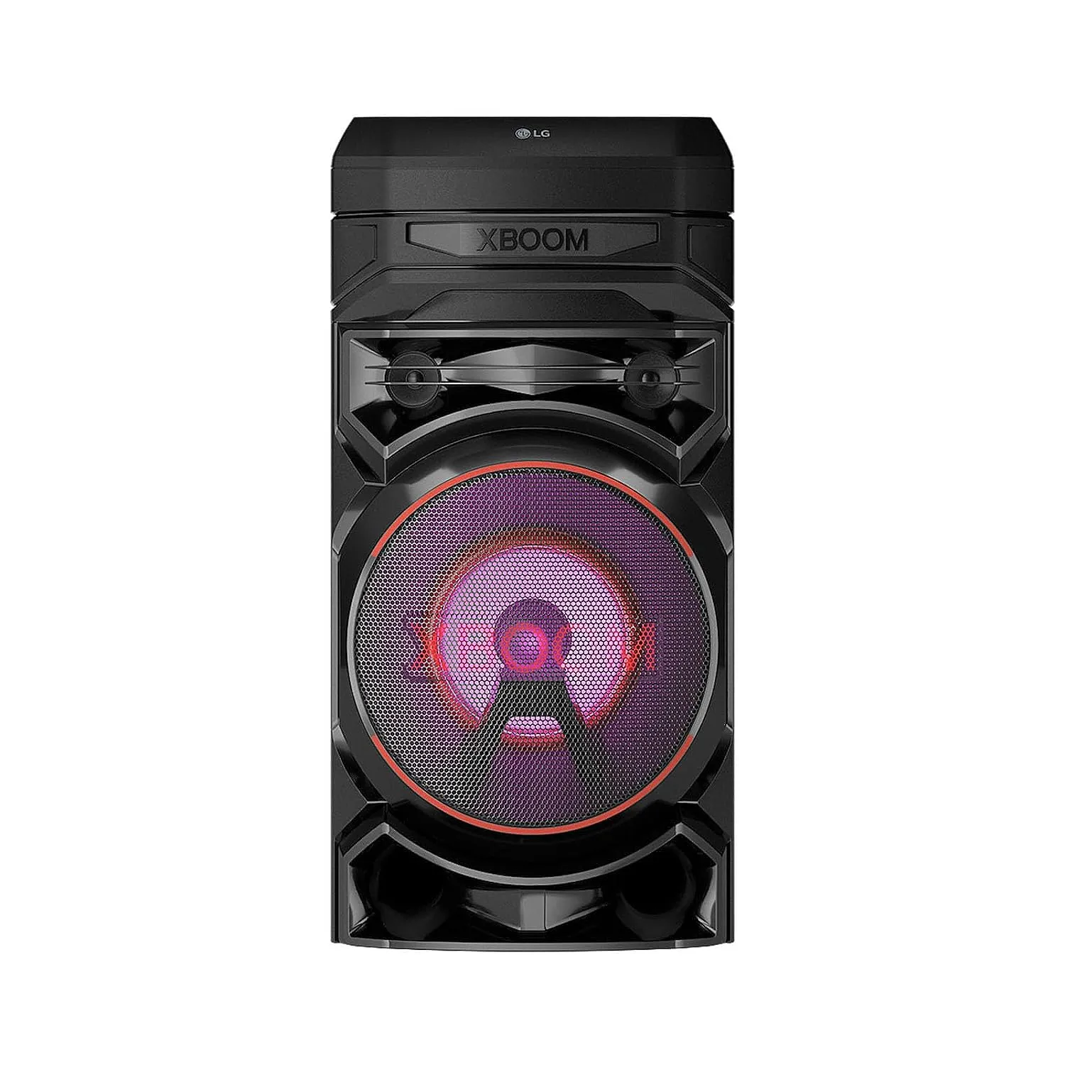 LG XBOOM RNC5 Party Speaker, Multi Color Lighting, Karaoke Feature, 1 Mic   1 Guitar Input, Wireless Party Link, USB, Bluetooth Connection, XBOOM App
