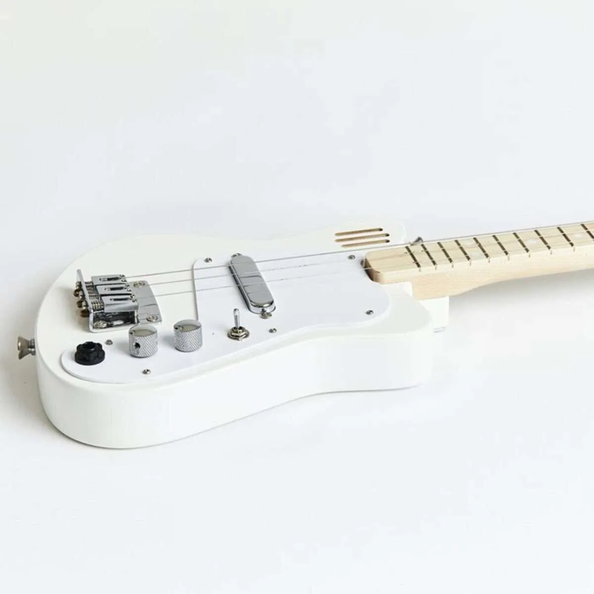Loog Mini Electric Guitar in White