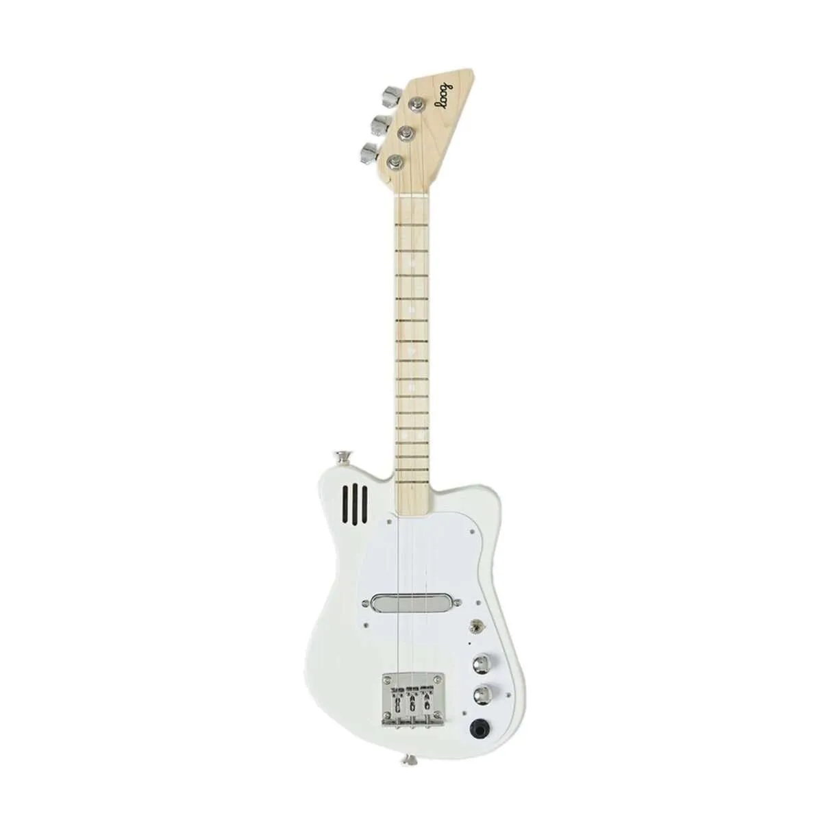 Loog Mini Electric Guitar in White