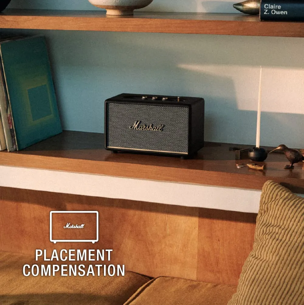 Marshall Stanmore III Bluetooth Speaker  Gen 3 with Wider Stereo Sound, Bluetooth 5.2 & Sustainable Design  Black