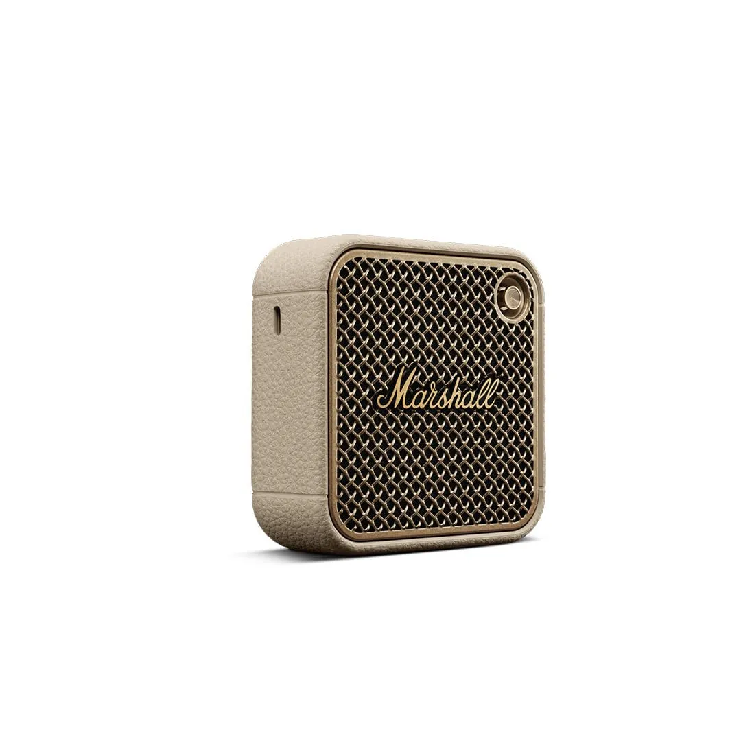 Marshall Willen II Portable Bluetooth Speaker with 17  Hours of Portable Playtime, Dust & Waterproof (IP67) - Cream
