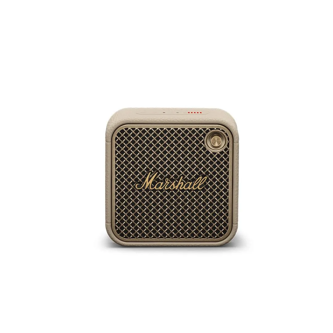 Marshall Willen II Portable Bluetooth Speaker with 17  Hours of Portable Playtime, Dust & Waterproof (IP67) - Cream