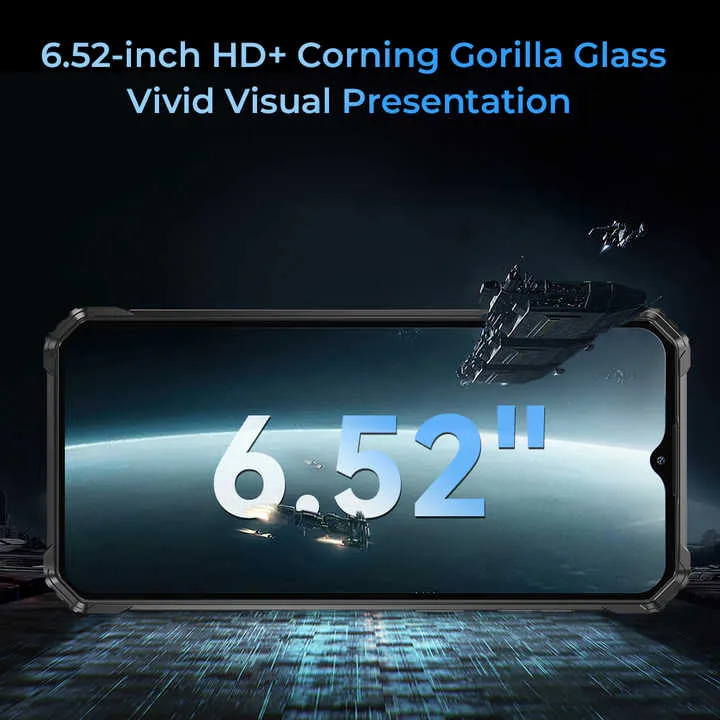 OUKITEL WP36 6.52" HD  Display 8GB 128GB 10600mAh Android 13  هاتف OUKITEL WP36 الذكي المتين بشاشة عالية الدقة مقاس 6.52 بوصة