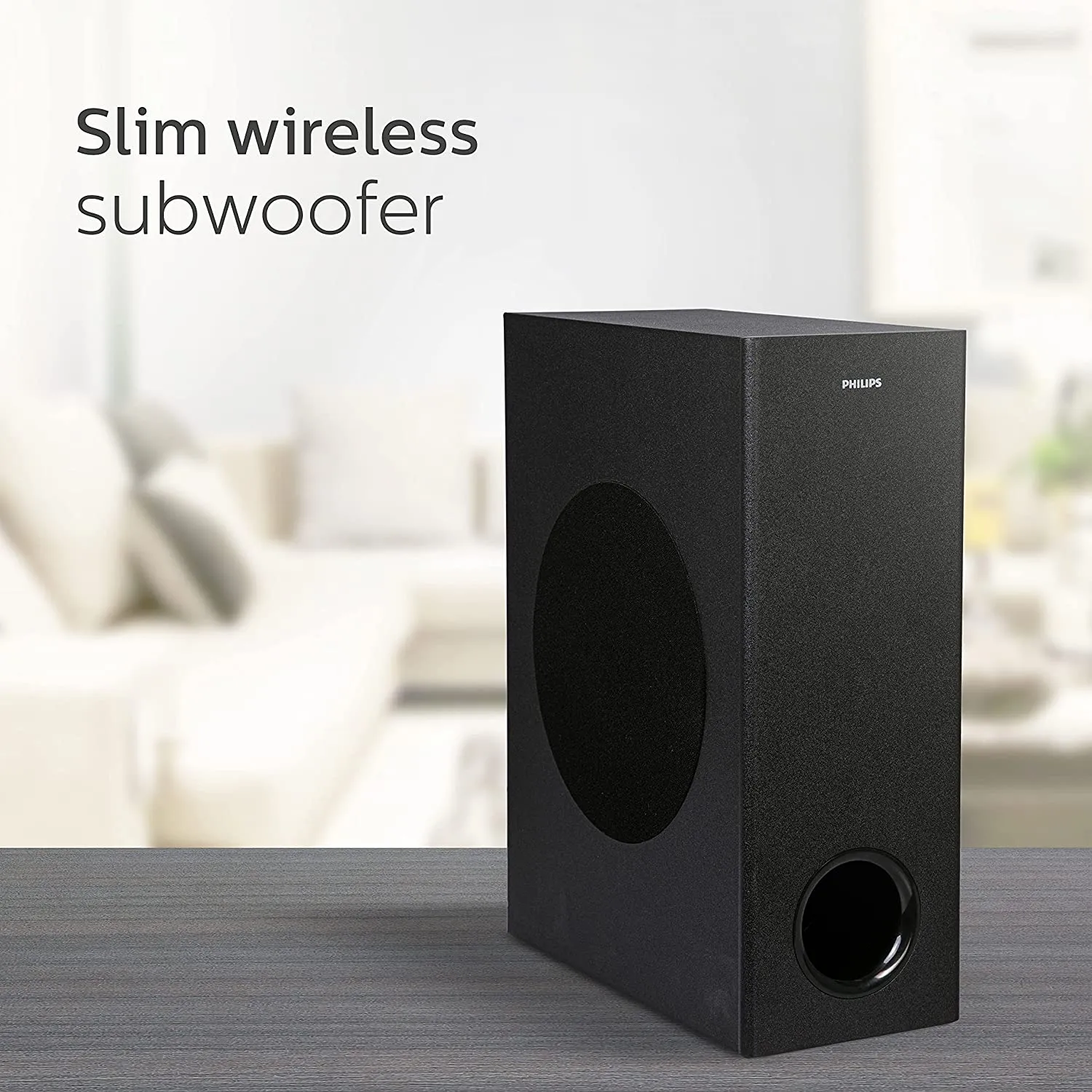 Philips Audio TAPB603 3.1CH 320W Dolby Atmos Soundbar with Wireless Subwoofer (Black) Open Box