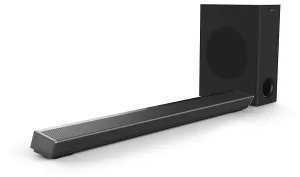 Philips Audio TAPB603 3.1CH 320W Dolby Atmos Soundbar with Wireless Subwoofer (Black) Open Box
