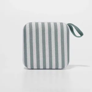 Portable Travel Speaker (The Vacay Olive Stripe)
