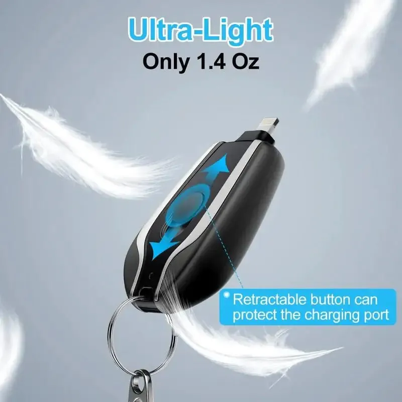 SavageBiz - 1500mAh Mini Pod Keychain Charger