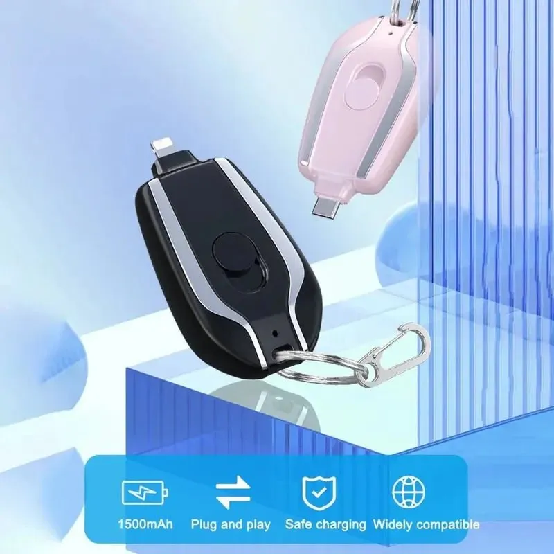 SavageBiz - 1500mAh Mini Pod Keychain Charger