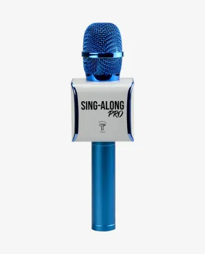 Sing-along PRO 3 Blue Karaoke Microphone & Bluetooth Speaker