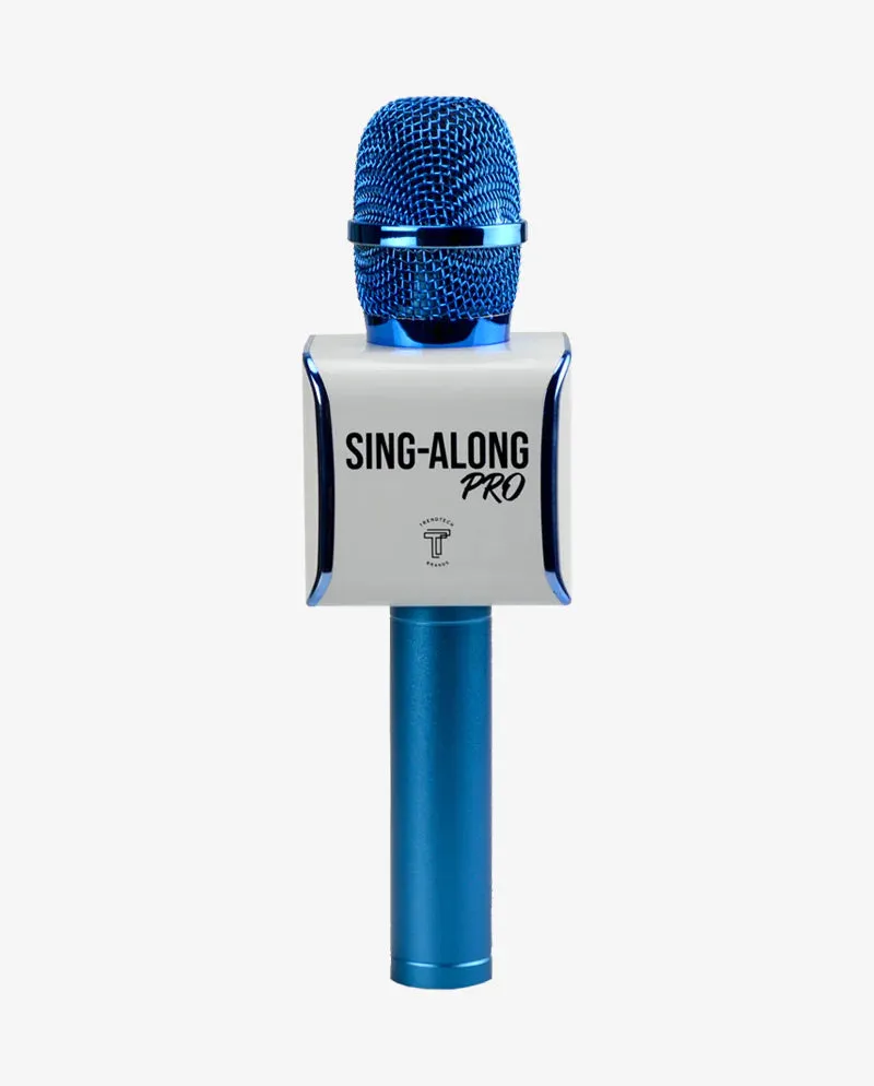 Sing-along PRO 3 Blue Karaoke Microphone & Bluetooth Speaker