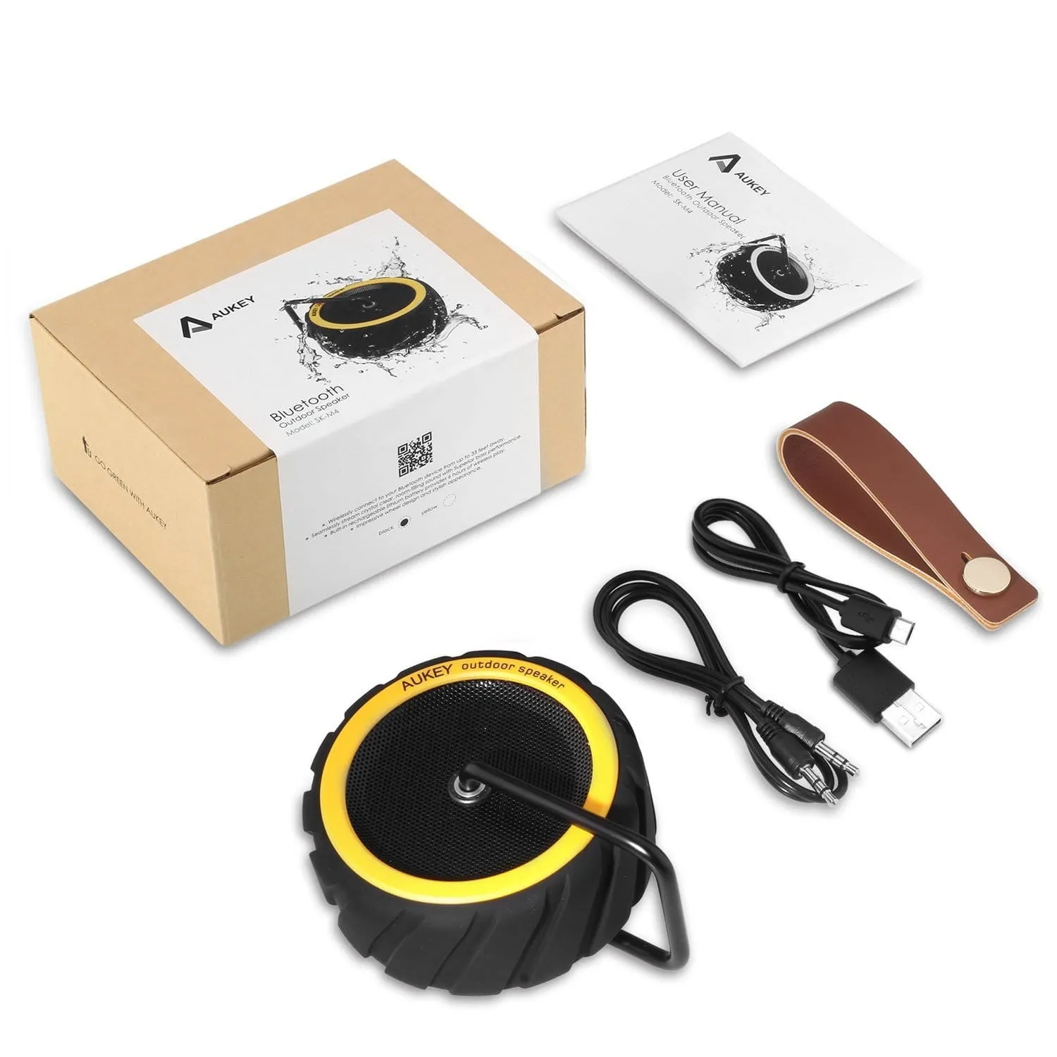 SK-M4 Wireless Bluetooth Outdoor Wheel Speaker with Water & Shock Resistant