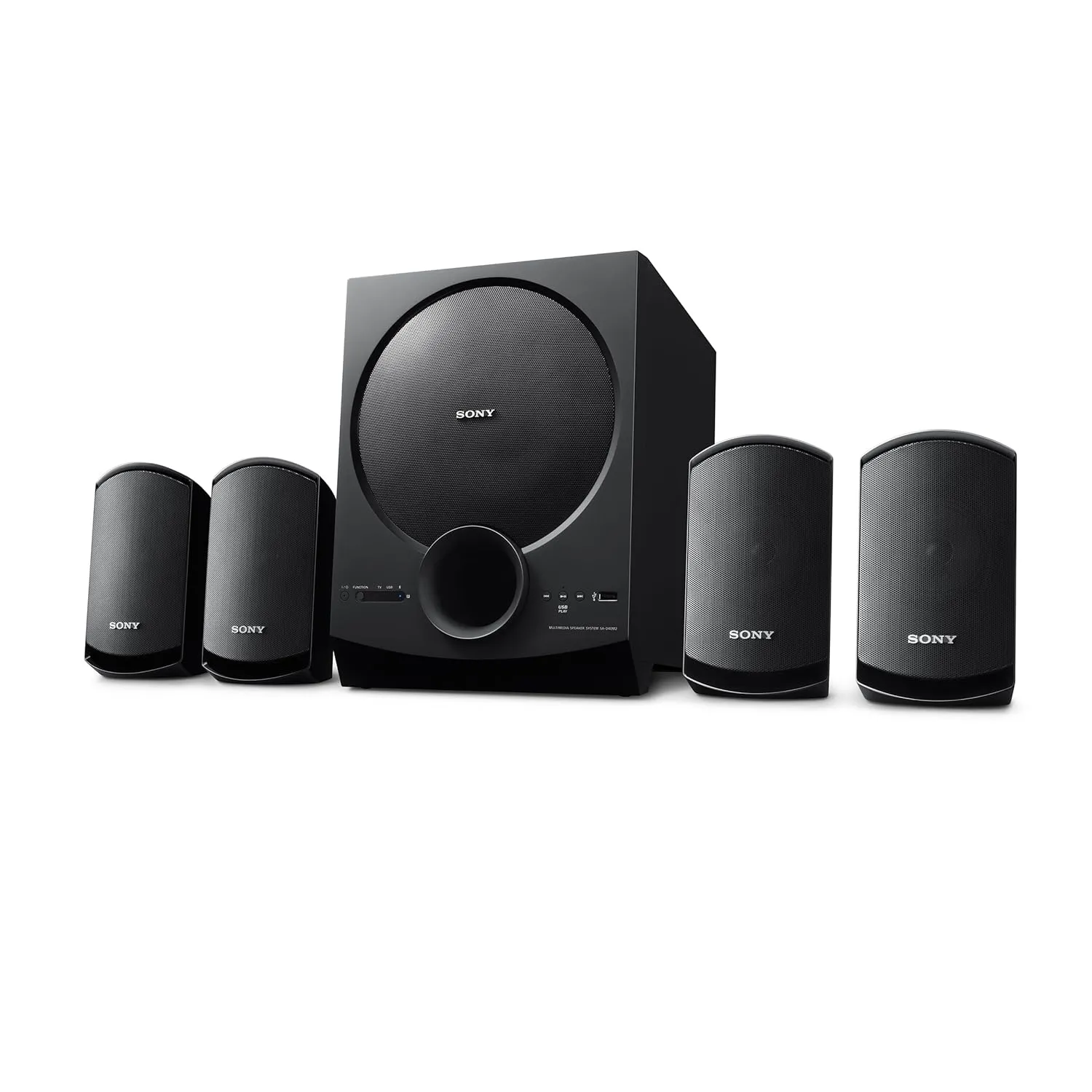 Sony SA-D40M2 4.1ch Home Theatre Speaker with 100W Power Output and Powerful Subwoofer - Black