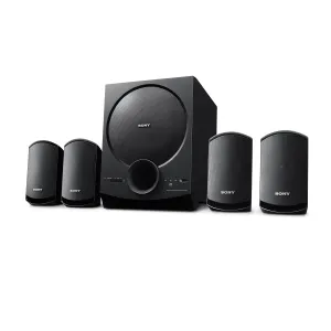 Sony SA-D40M2 4.1ch Home Theatre Speaker with 100W Power Output and Powerful Subwoofer - Black